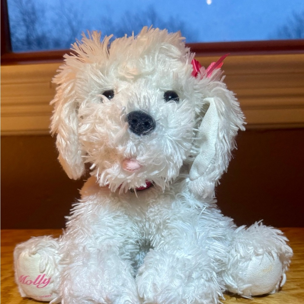 Victoria's Secret 2004 Limited Edition White Plush Molly Dog